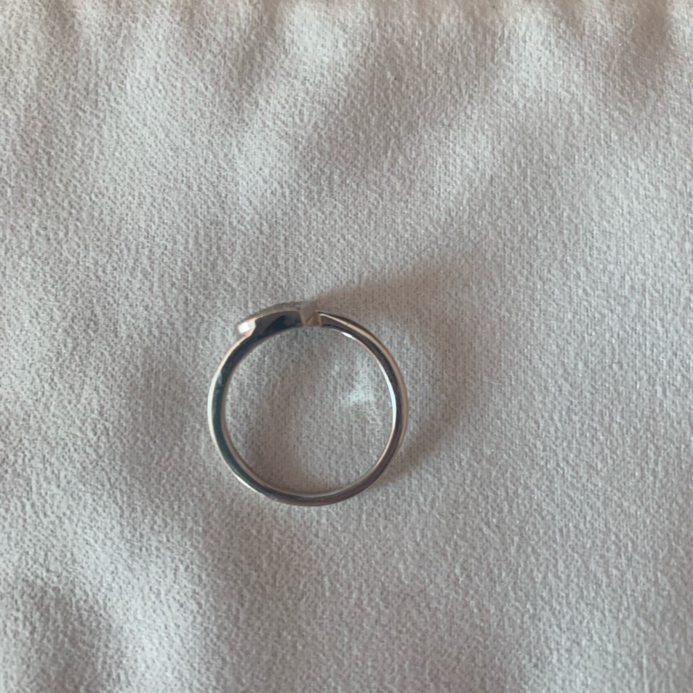 Beautiful 14k white gold ring - Picture 7 of 11